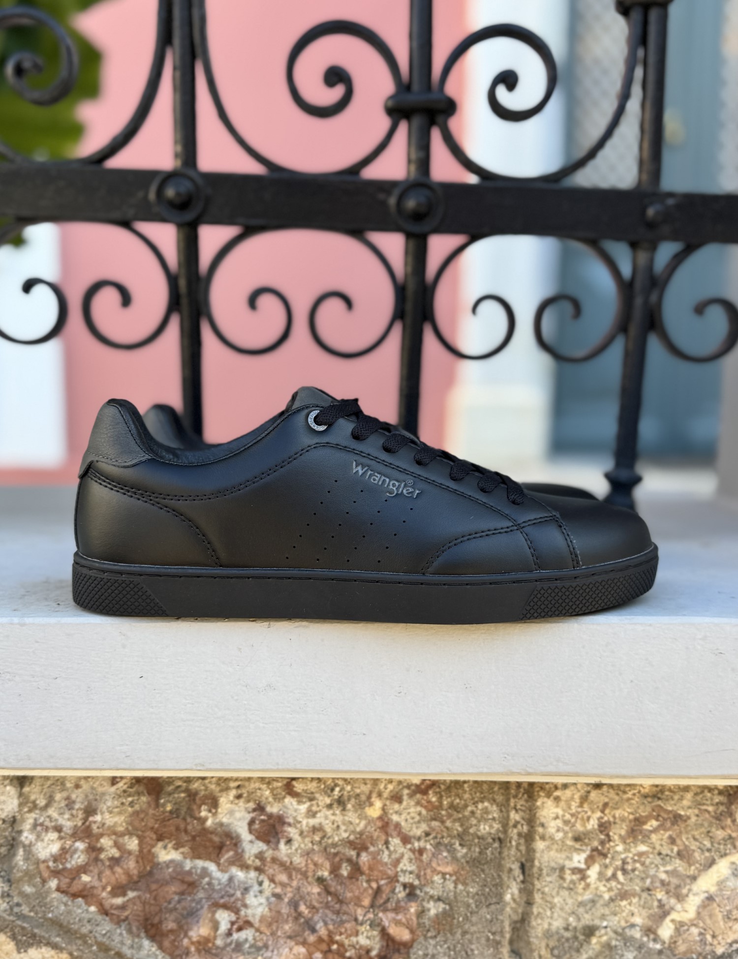 Wrangler αντρικά μαύρα sneakers 2025300211A